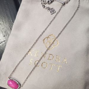 Kendra Scott Elisa Magenta necklace